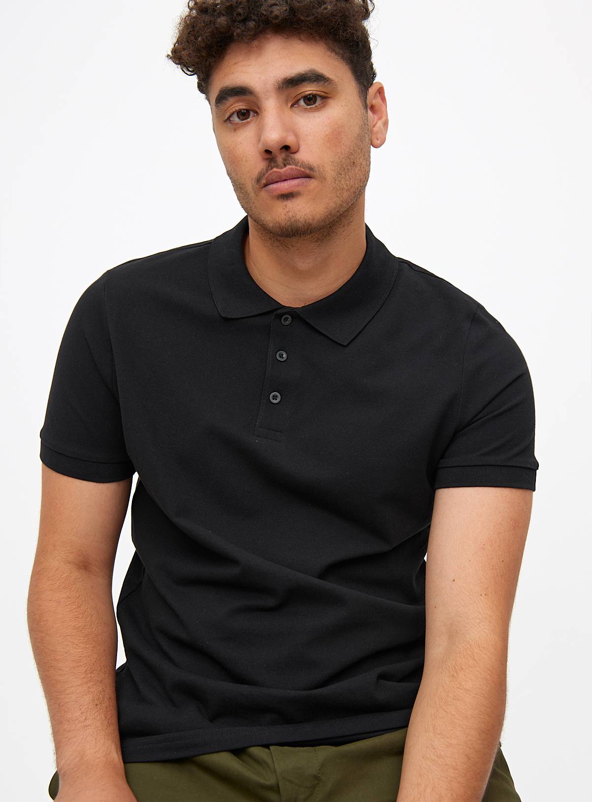 Black & White Pique Polo Shirt 2 Pack XXXL - Image 2